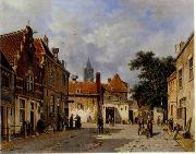 unknow artist European city landscape, street landsacpe, construction, frontstore, building and architecture.027 Germany oil painting reproduction